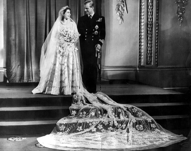 Alžběta II. a princ Philip.