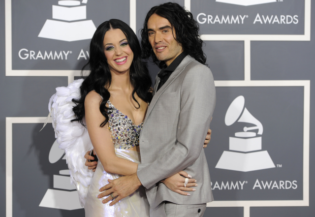 Katy Perry a Russel Brand.