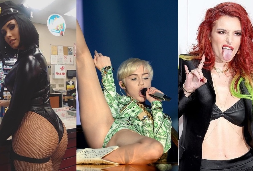 Demi Lovato, Miley Cyrus a Bella Thorne.
