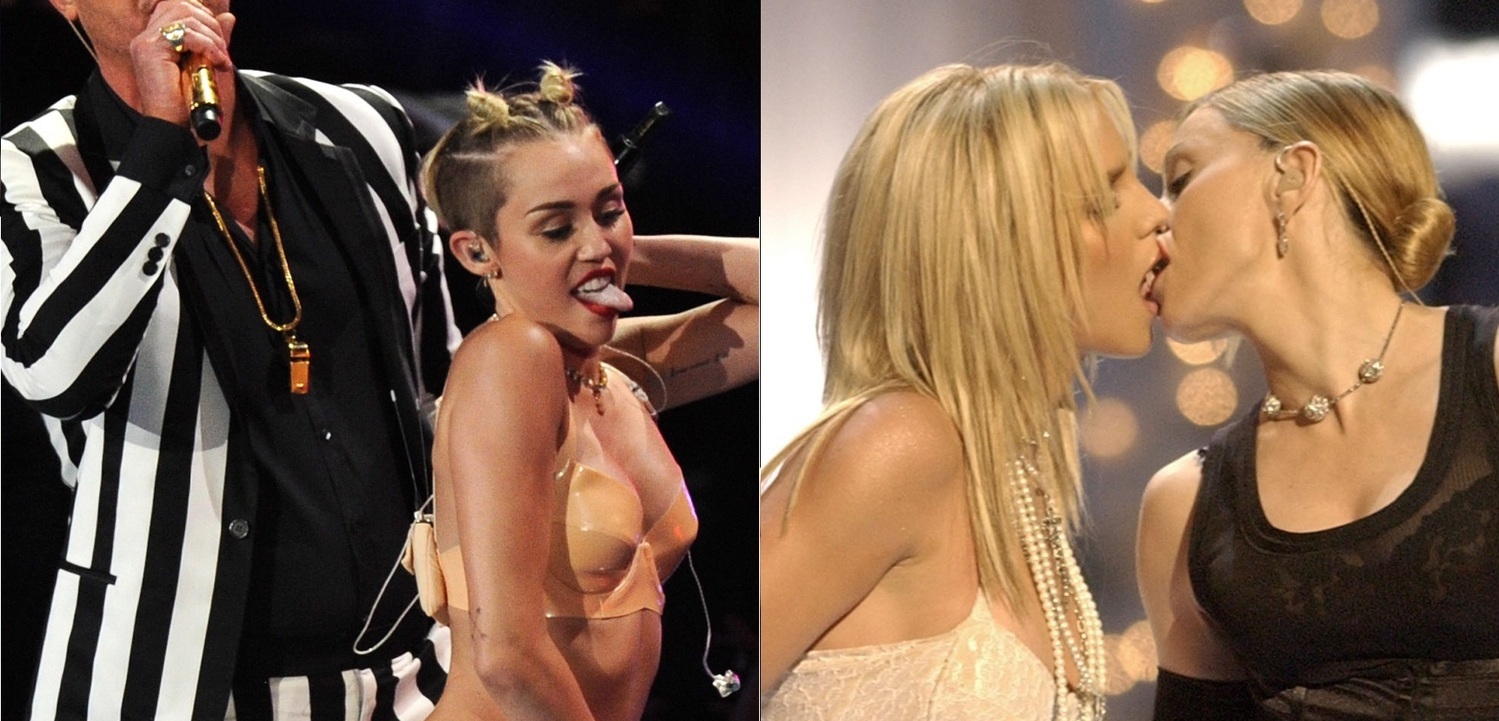 Miley Cyrus, Madonna a Britney Spears.