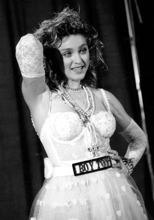 Madonna na historicky prvním předávání cen VMAs.