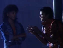 Ve videoklipu k písni Thriller.
