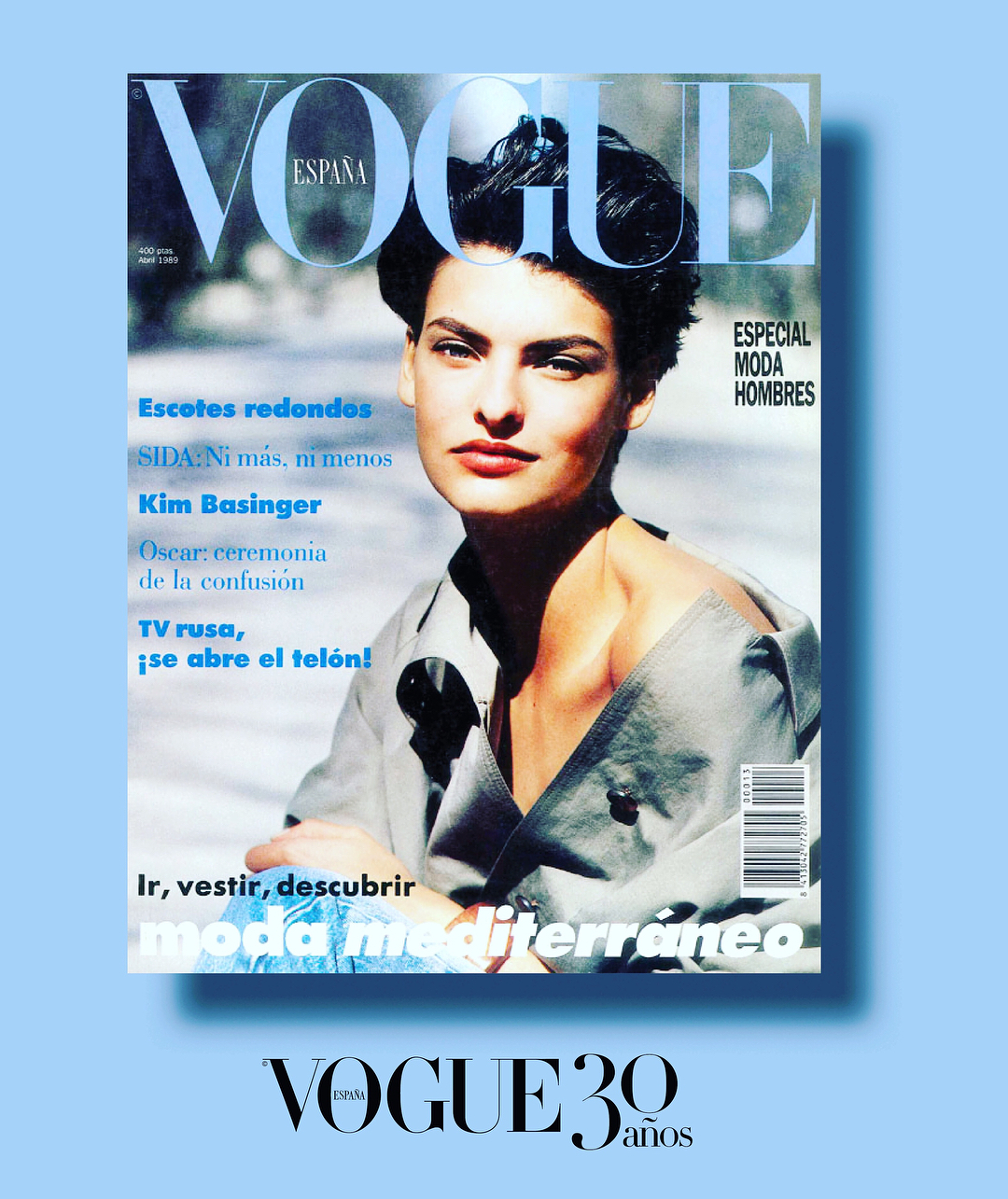 Na titulní straně časopisu Vogue. 