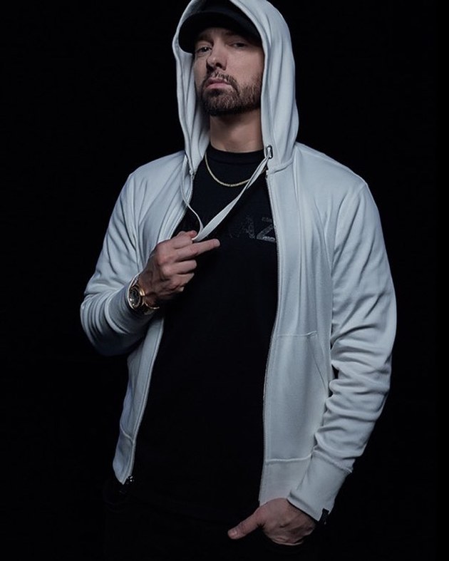 Americký raper Eminem.