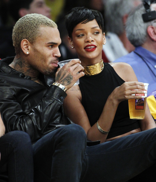 Rihanna a Chris Brown.