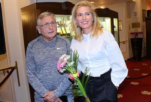Jiří Menzel a Olga Menzelová.