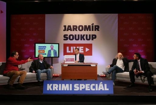 Nový pořad Jaromír Soukup LIVE - Krimi Speciál.