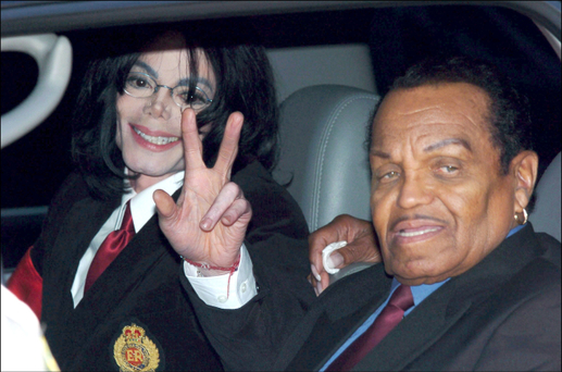 Joe Jackson a Michael Jackson.