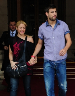 Shakira a Gerard Piqué.