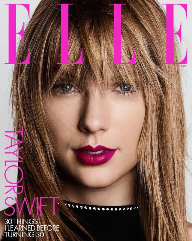 Taylor Swift na obálce nového čísla magazínu Elle.