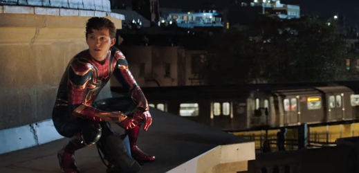 Snímek z traileru na Spider-Man: Daleko od domova.
