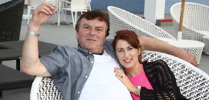 Pavel Trávníček s manželkou.