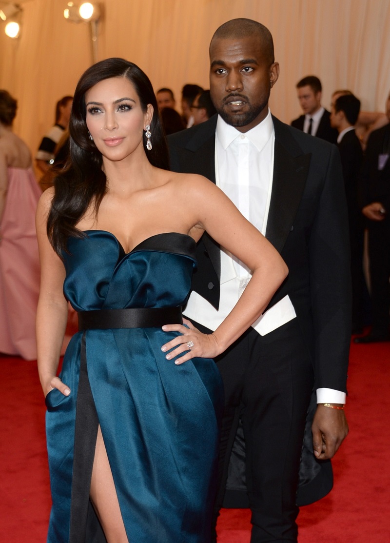 Kim Kardashian a Kanye West. 