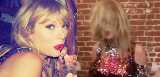 Internet se baví videem opilé Taylor Swift tancující na své vlastní písně