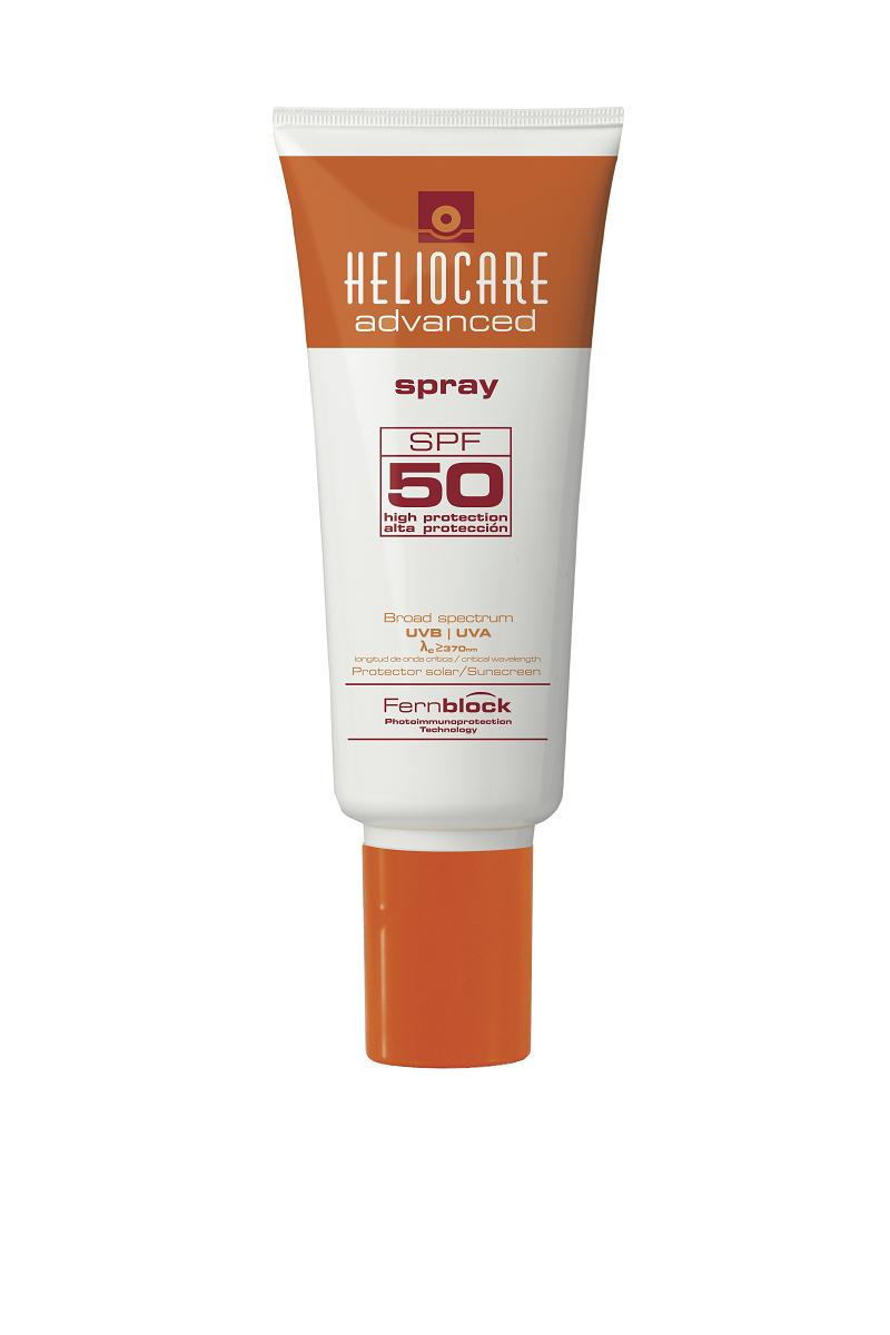 Heliocare advanced spray SPF 50.