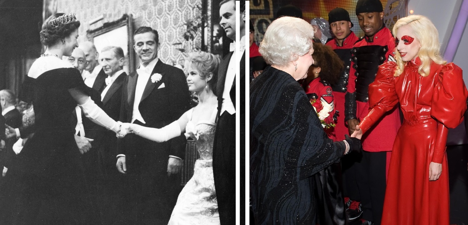 Co si slavné osobnosti jako Marilyn Monroe nebo Lady Gaga oblékly na setkání s královnou Elizabeth?