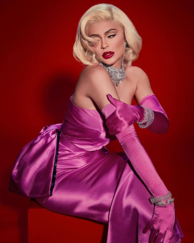 Kylie Jenner jako Marilyn Monroe.