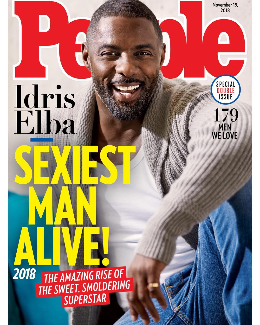 Vítězem roku 2018 se stal britský herec Idris Elba.