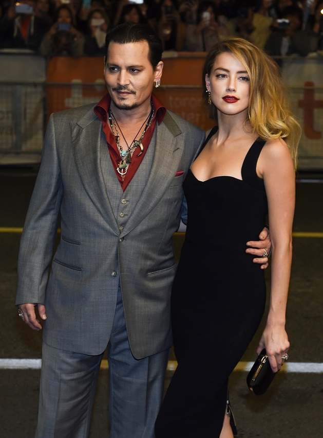 S exmanželkou Amber Heard v roce 2015. 