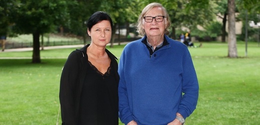 Simona Chytrová s manželem režisérem Vítem Olmerem. 