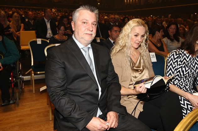 Linda Finková s partnerem Milanem Večesem. 