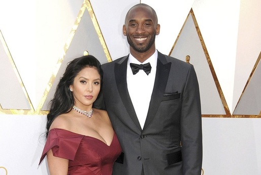 Kobe Bryant s manželkou tvořili krásný pár. 
