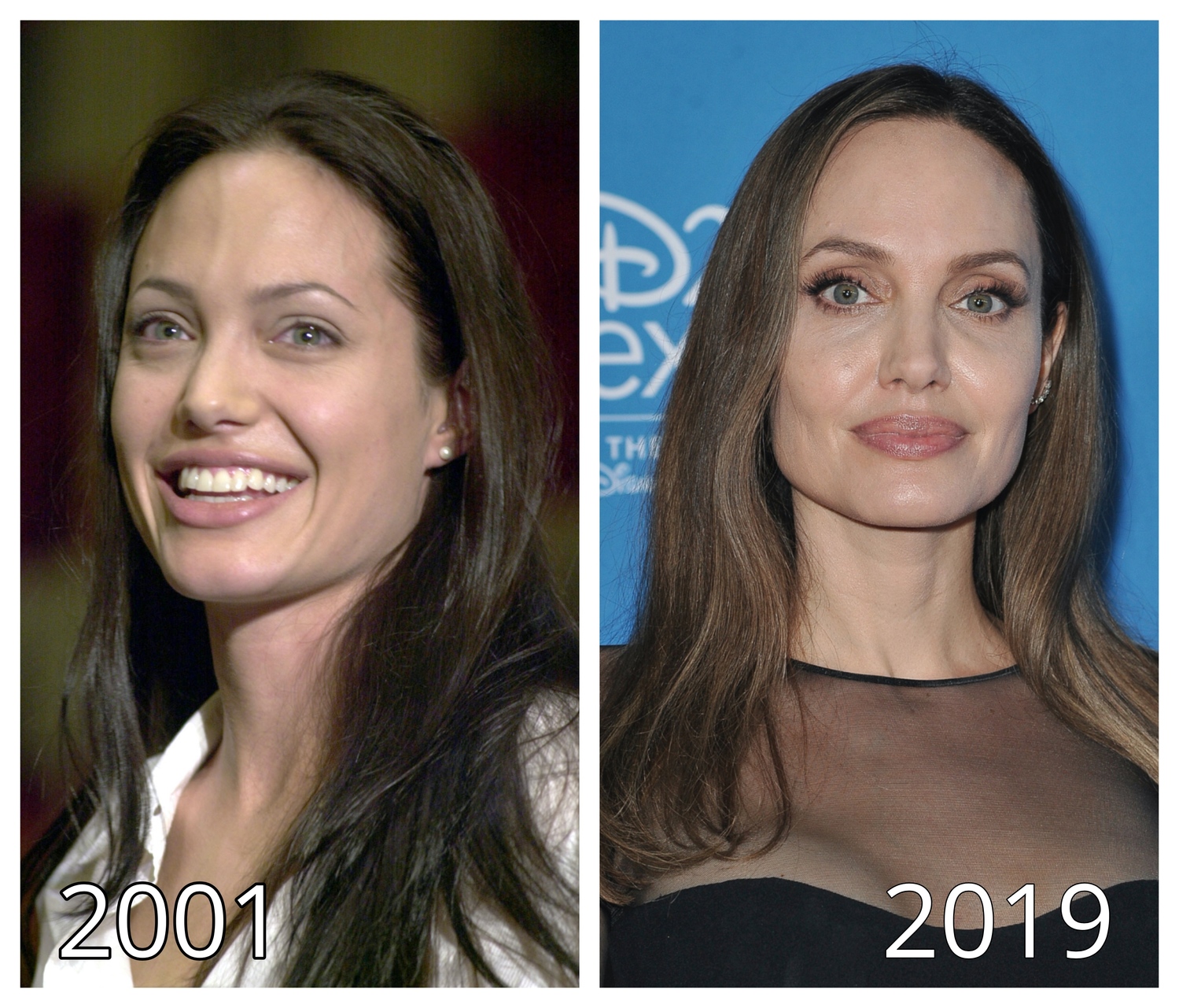 Běhu času vzdoruje i jedna z nejkrásnějších hollywoodských hereček Angelina Jolie. Herectví se věnuje už od svých sedmi let.