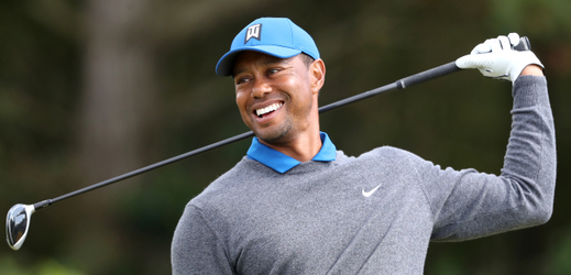 Golfista Tiger Woods. 