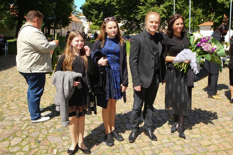 Pavel Šporcl s rodinou.