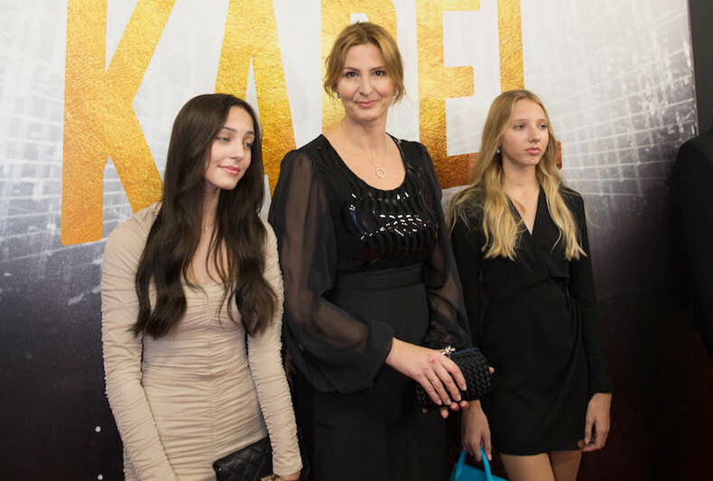 Ivana Gottová s dcerami. 