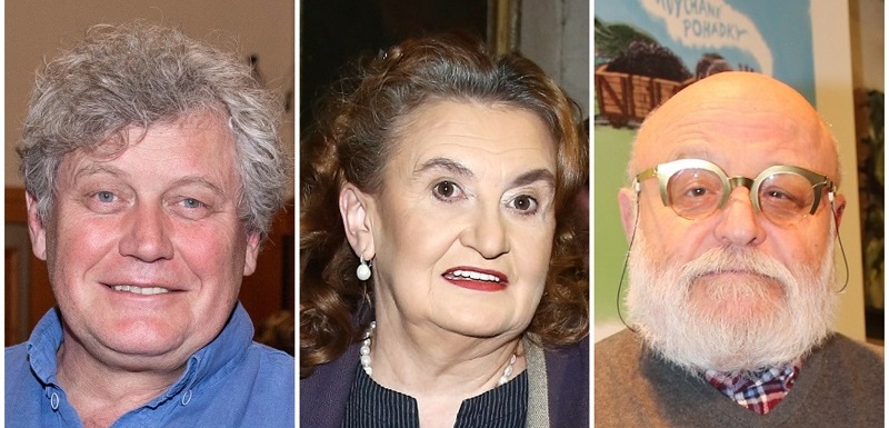 Miroslav Hanuš, Eva Holubová, Arnošt Goldflam.