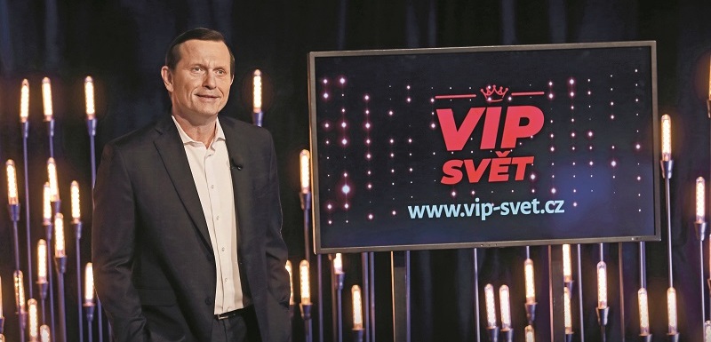 Jaromír Soukup komentuje svět celebrit a šoubyznysu v pořadu VIP svět.