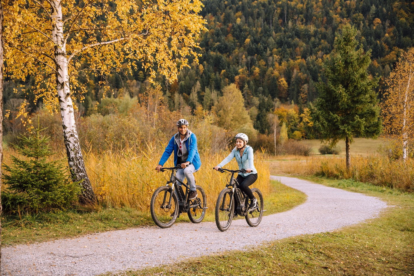 Podzim je ideální období na projížďku na kole. 