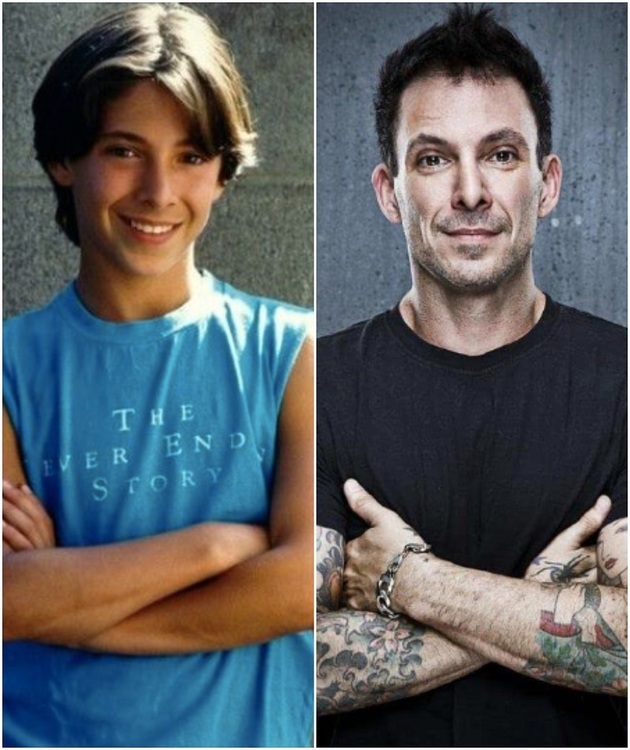 Noah Hathaway kdysi a dnes. 