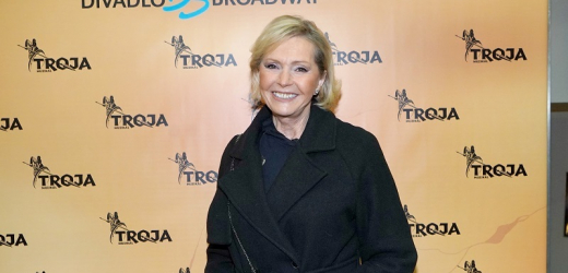 Helena Vondráčková si nenechala ujít premiéru muzikálu Troja. 