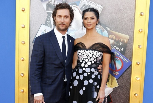 Matthew McConaughey s manželkou Camilou Alves.