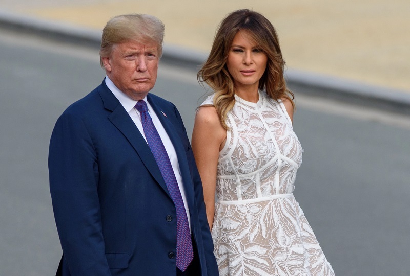 Melania Trump s manželem, bývalým americkým prezidentem Donaldem Trumpem. 