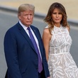 Melania Trump s manželem, bývalým americkým prezidentem Donaldem Trumpem. 