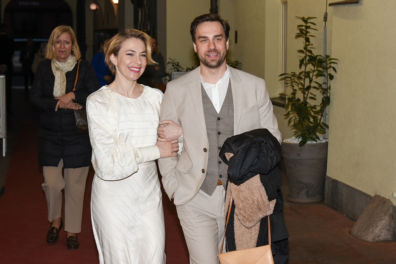 Ondřej Rychlý vzal do divadla manželku.