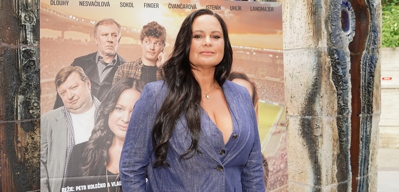 Jitka Čvančarová viditelně zeštíhlela.  