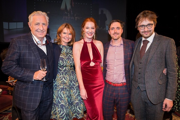 Heřmánkovi se syny a snachou. 