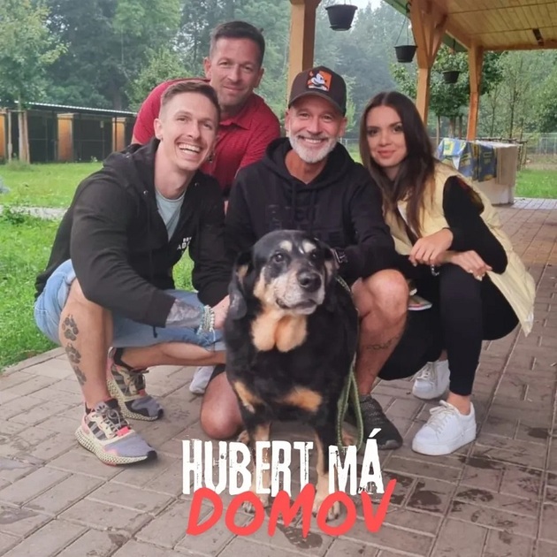 Pejsek Hubert už má nový domov. 