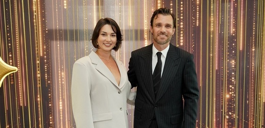 Leoš Mareš s tanečnicí Zuzanou Dvořákovou Šťastnou. 