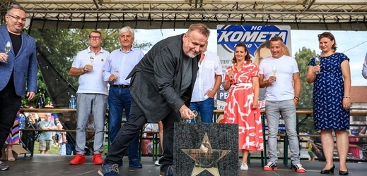 Jan Čermák se stal kmotrem nové hvězdy.