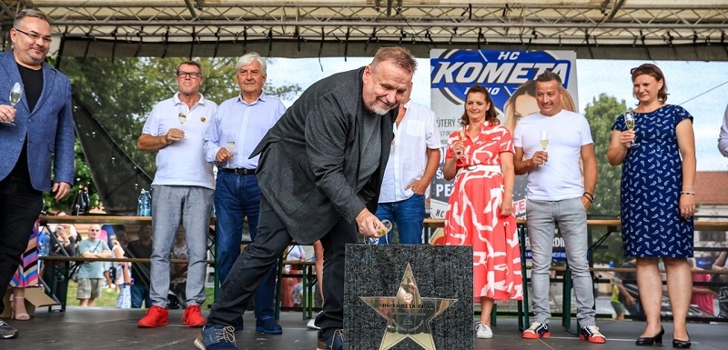 Jan Čermák se stal kmotrem nové hvězdy.