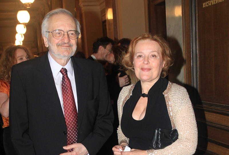 Magda Vášáryová se zesnulým manželem Milanem Lasicou. 