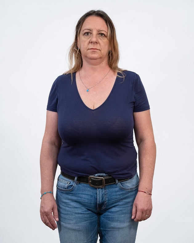 Paní Martina před proměnou...