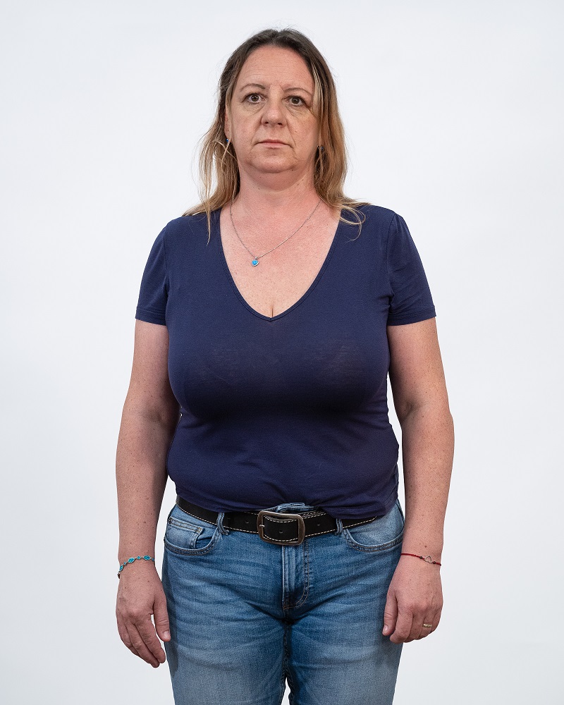 Paní Martina před proměnou...