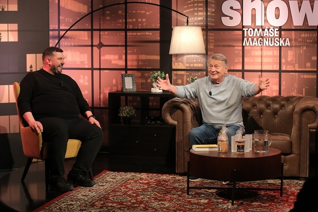 Talkshow Tomáše Magnuska můžete sledovat každé pondělí a středu večer na TV Barrandov.