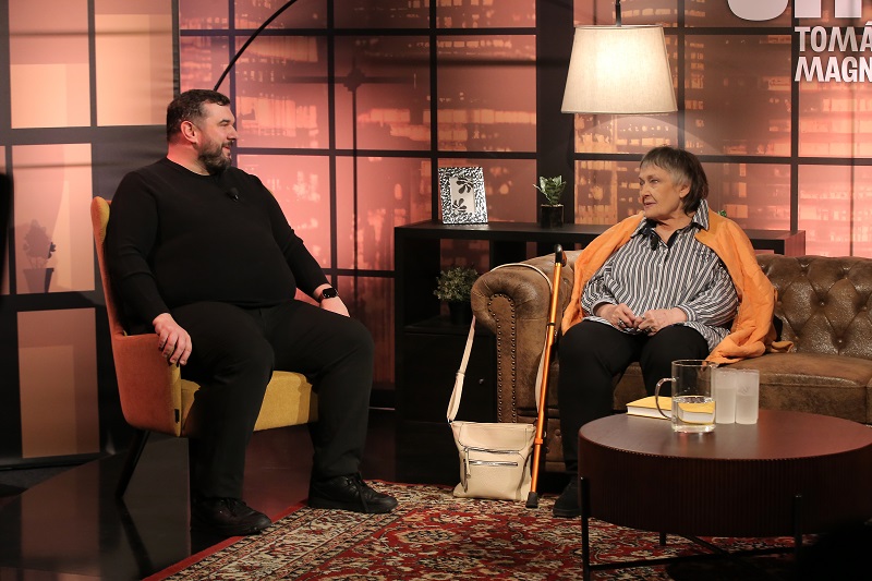Umělkyně byla hostem Tomáše Magnuska. 